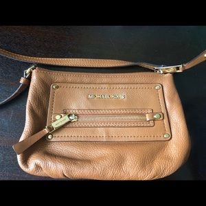 Michael Kors Brown Leather Crossbody